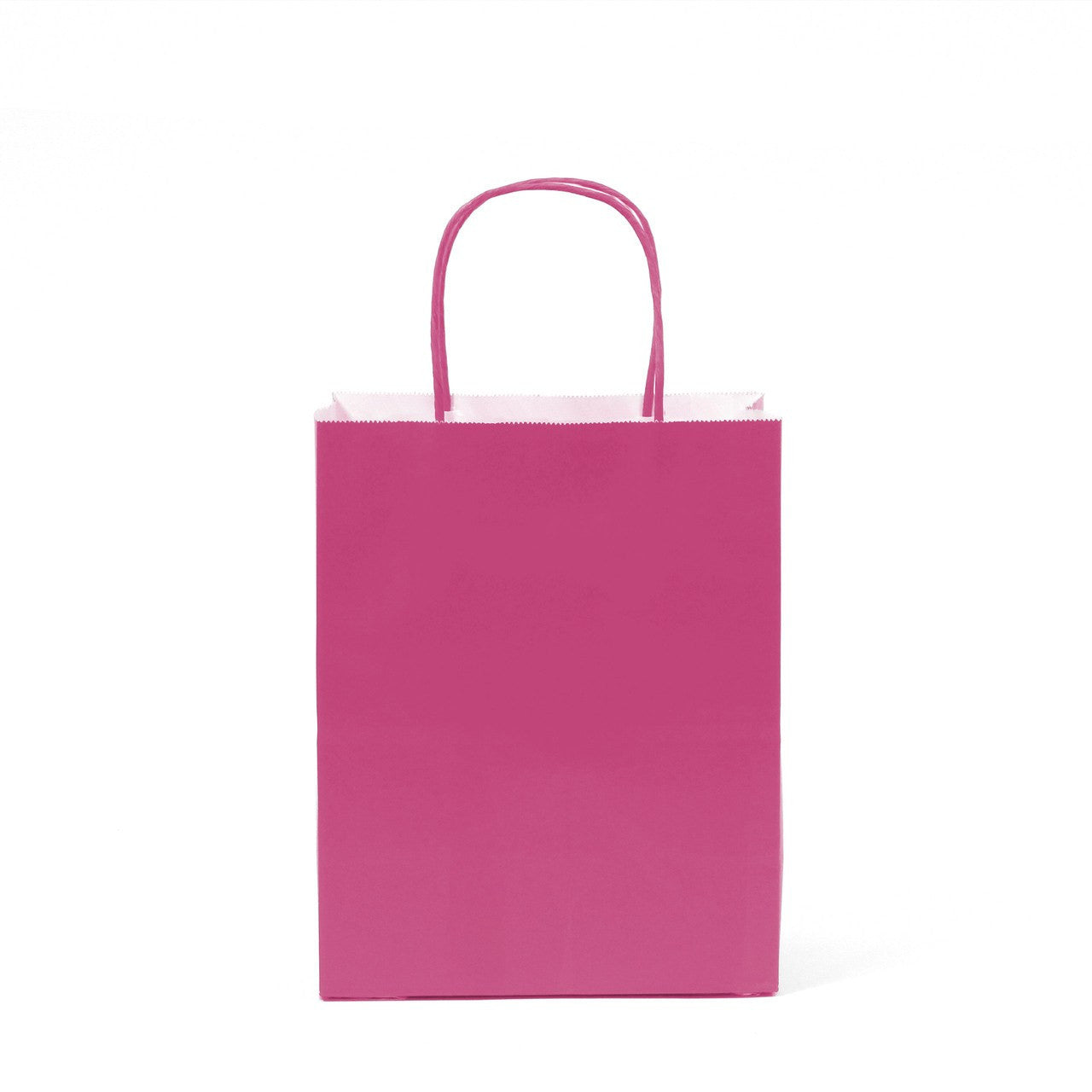 12 pcs- Solid Magenta Color Kraft Bag 8" x 10"