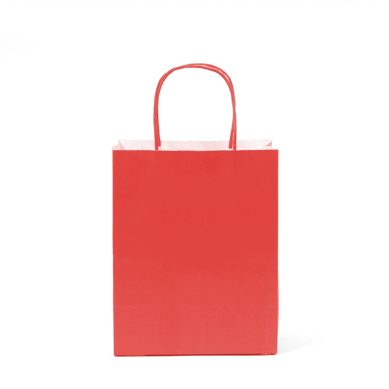 12 pcs- Solid Red Color Kraft Bag 8" x 10"