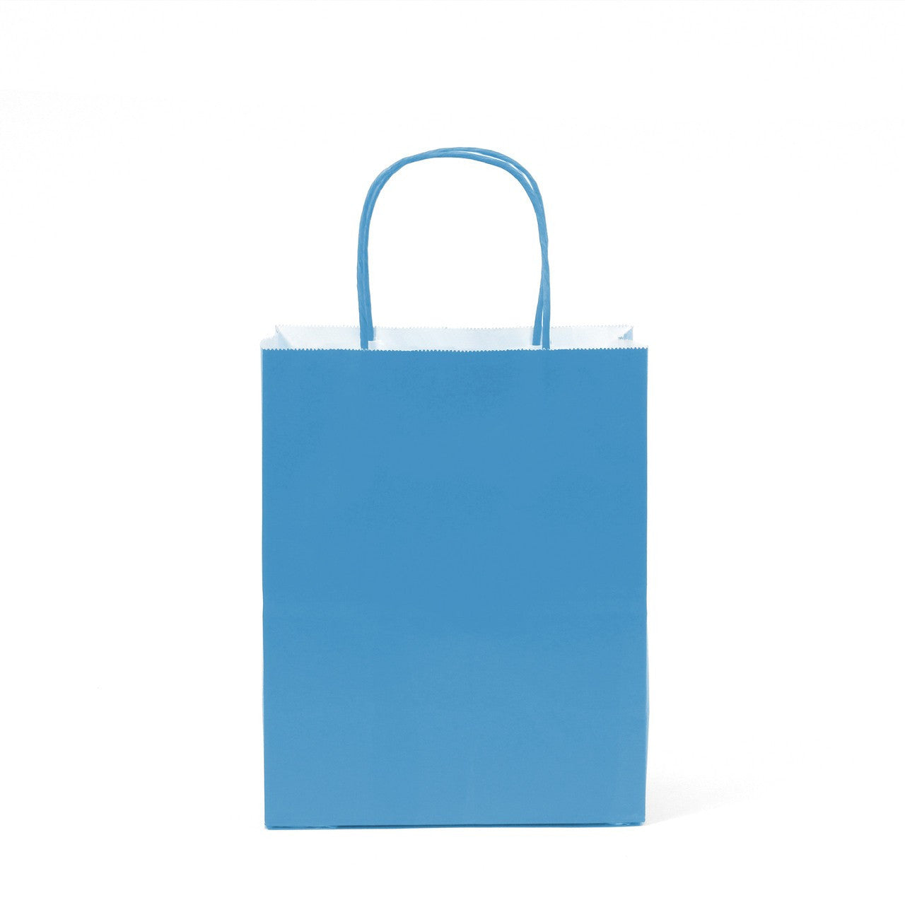 12 pcs- Solid Turquoise Color Kraft Bag 8" x 10"