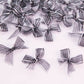 Premade Transparent Sparkling Bow (24 pieces) - Americasfavors