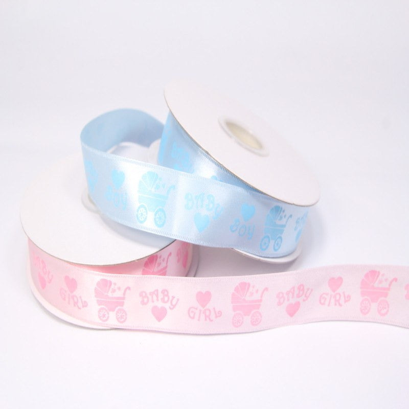 10 yds, 5/8" Baby Carriage Ribbon