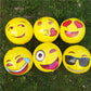 12" Emoji Inflatable Beach Balls, 12 Count