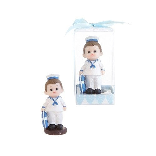 1pc- Blue Baby Sailor Poly Resin in Gift Box