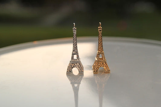 12 pcs- Mini Eiffel Charms