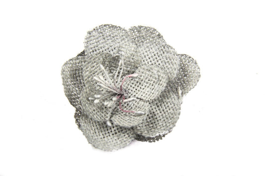 6 pcs- Grey Flower Blossom F9503-6