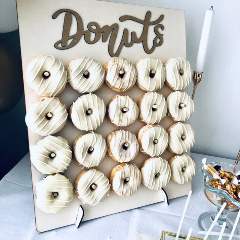 Wooden Donut Stand