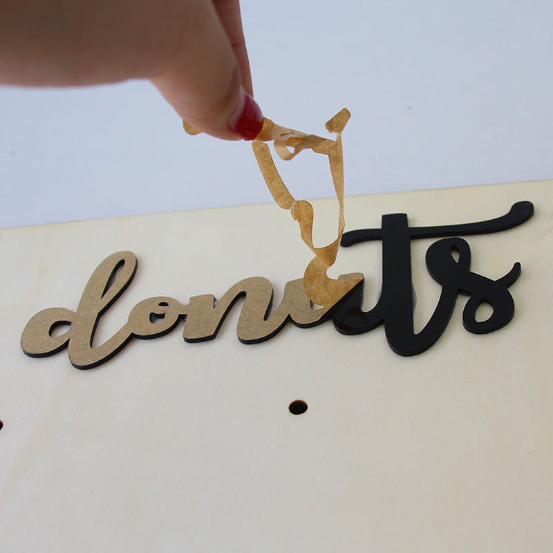 Wooden Donut Stand