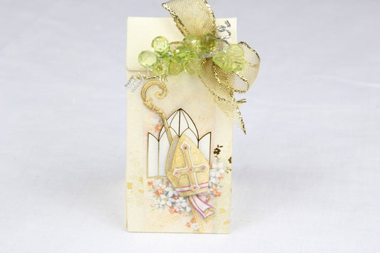 12 pcs-Communion Hat and Staff Envelope Box