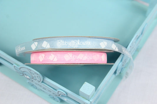 25 yds, 3/8"- Organza Baby Shower Bottle Ribbon