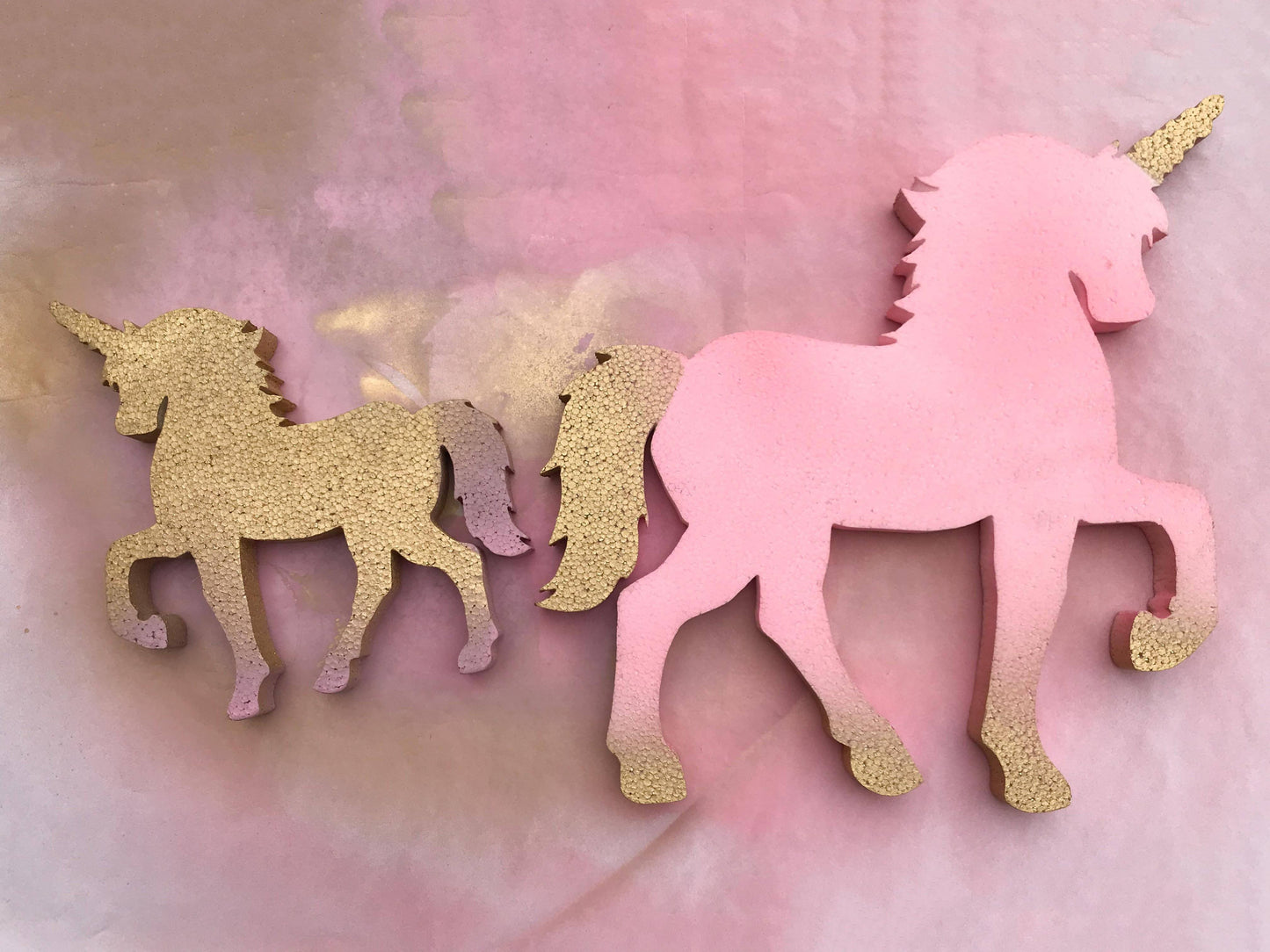 Foam Unicorn for Centerpieces & Backdrops, Small or Large (1 piece)