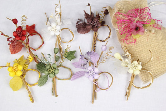 12 pcs-Hard Daisy Flower