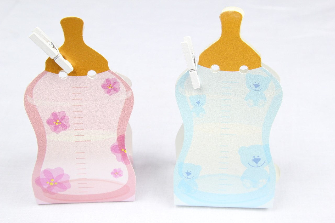 12 pcs-Baby Bottle Favor Box