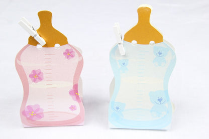 12 pcs-Baby Bottle Favor Box