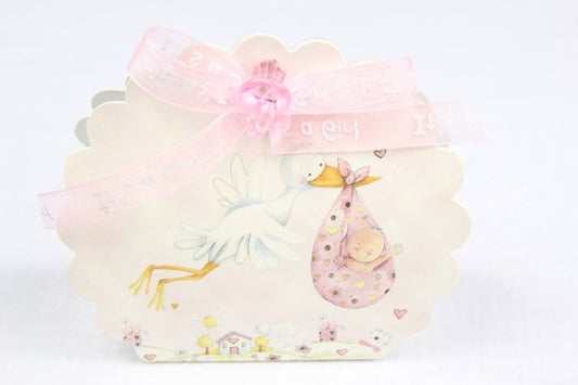 12 pcs-Baby Stork Shell Box