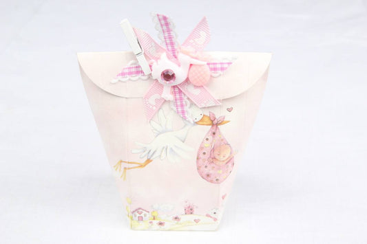 12 pcs-Stork Envelop Box