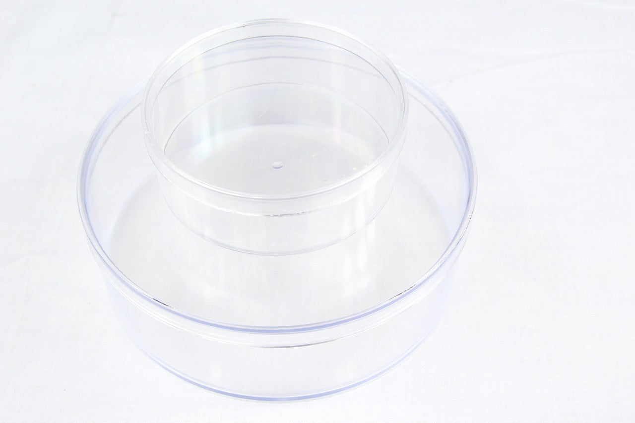 12 pcs-Transparent Circle Container
