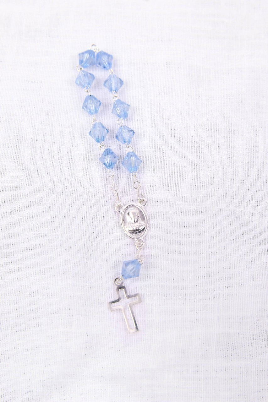 12 PCS - Mini Plastic Rosaries