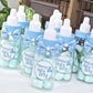 12 pcs- Blue Small Baby Favor Bottles 3.25"