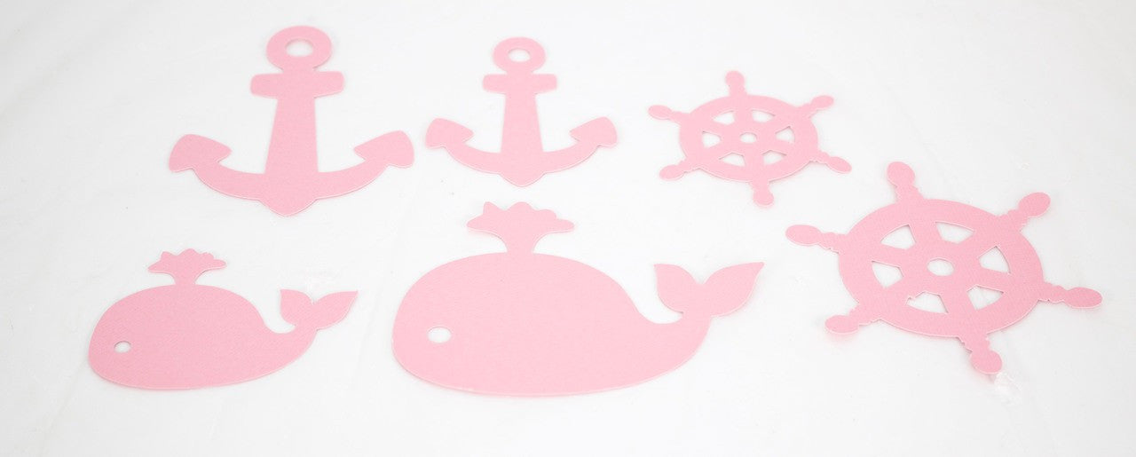 1 piece- Nautical Die-Cuts (Pink)