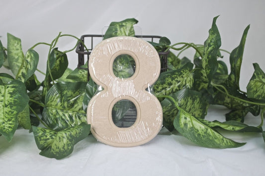 1pc- 6" Wooden Number "8"