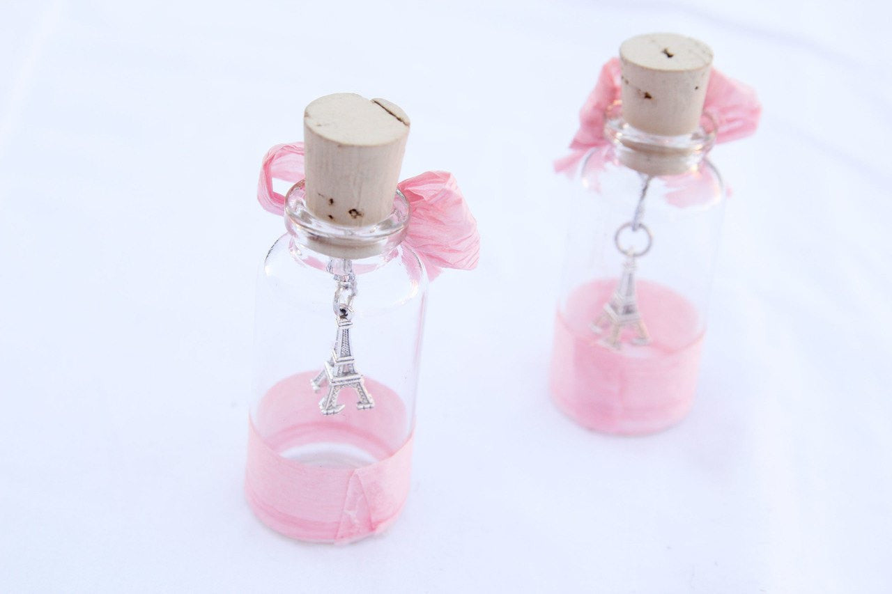 2.5" Quinceanera Glass Bottle with Large Cork
