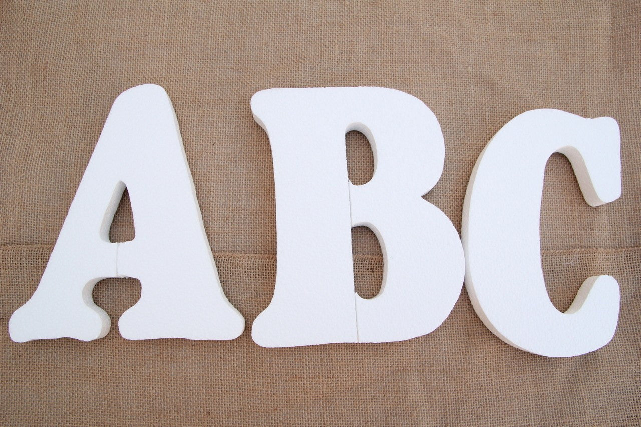 8" Letter Foam (A thru Z)