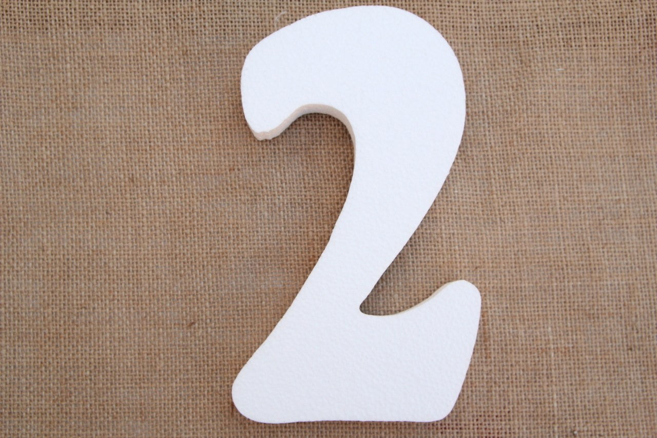 8" Foam Numbers (0 thru 9)