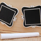 6 pcs- 2" Chalkboard Frame with Adhesive