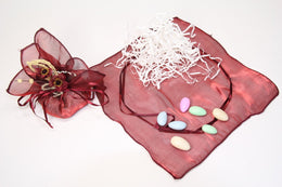 12 pcs-Organza Pouch with Satin Ribbon – Americasfavors