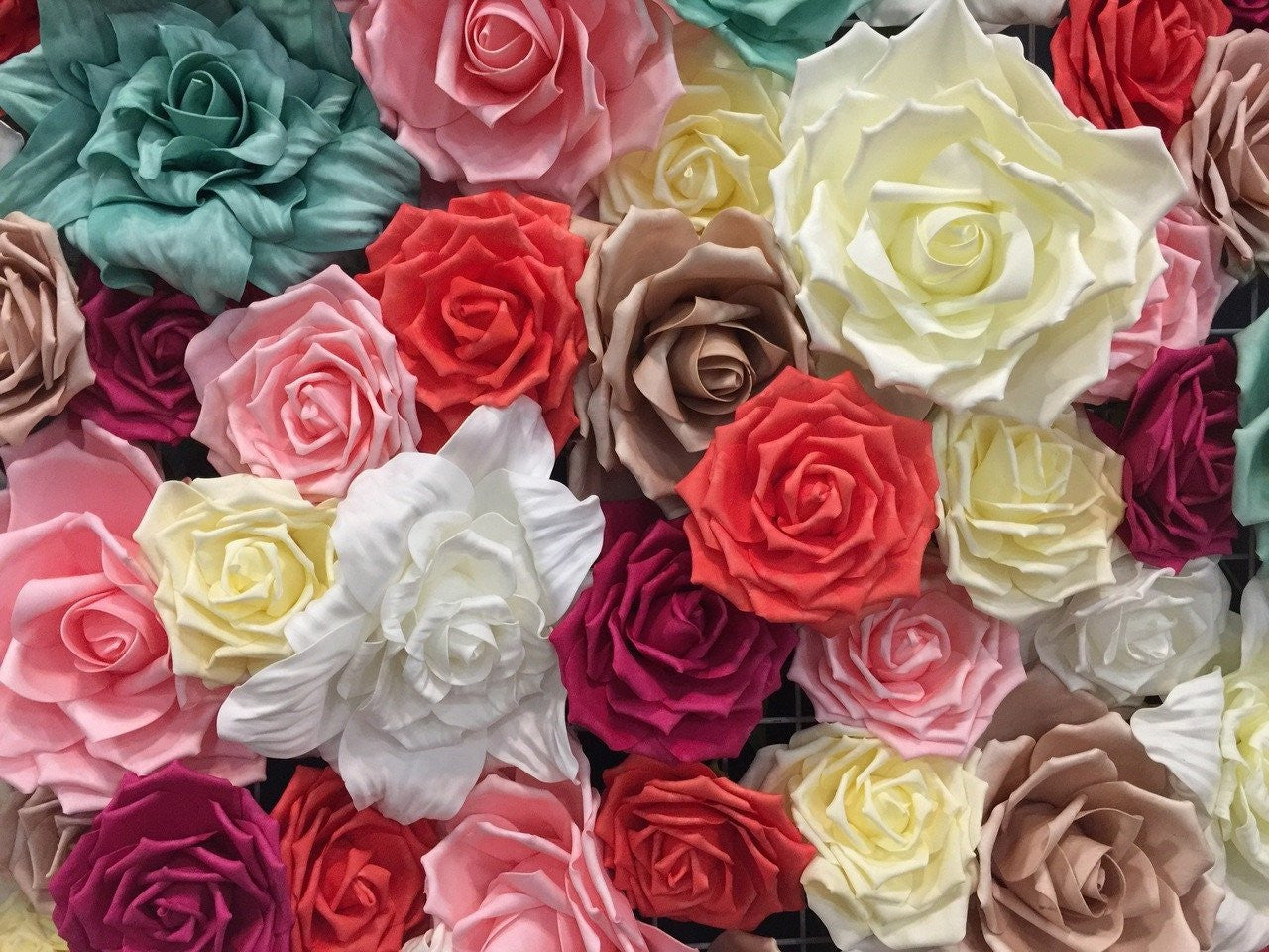 1 pc- 15" Foam Flowers (Multiple Colors)