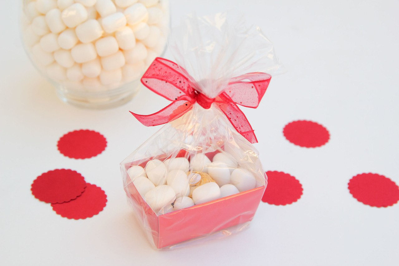 Quinceanera Tray Favor Boxes with Candy