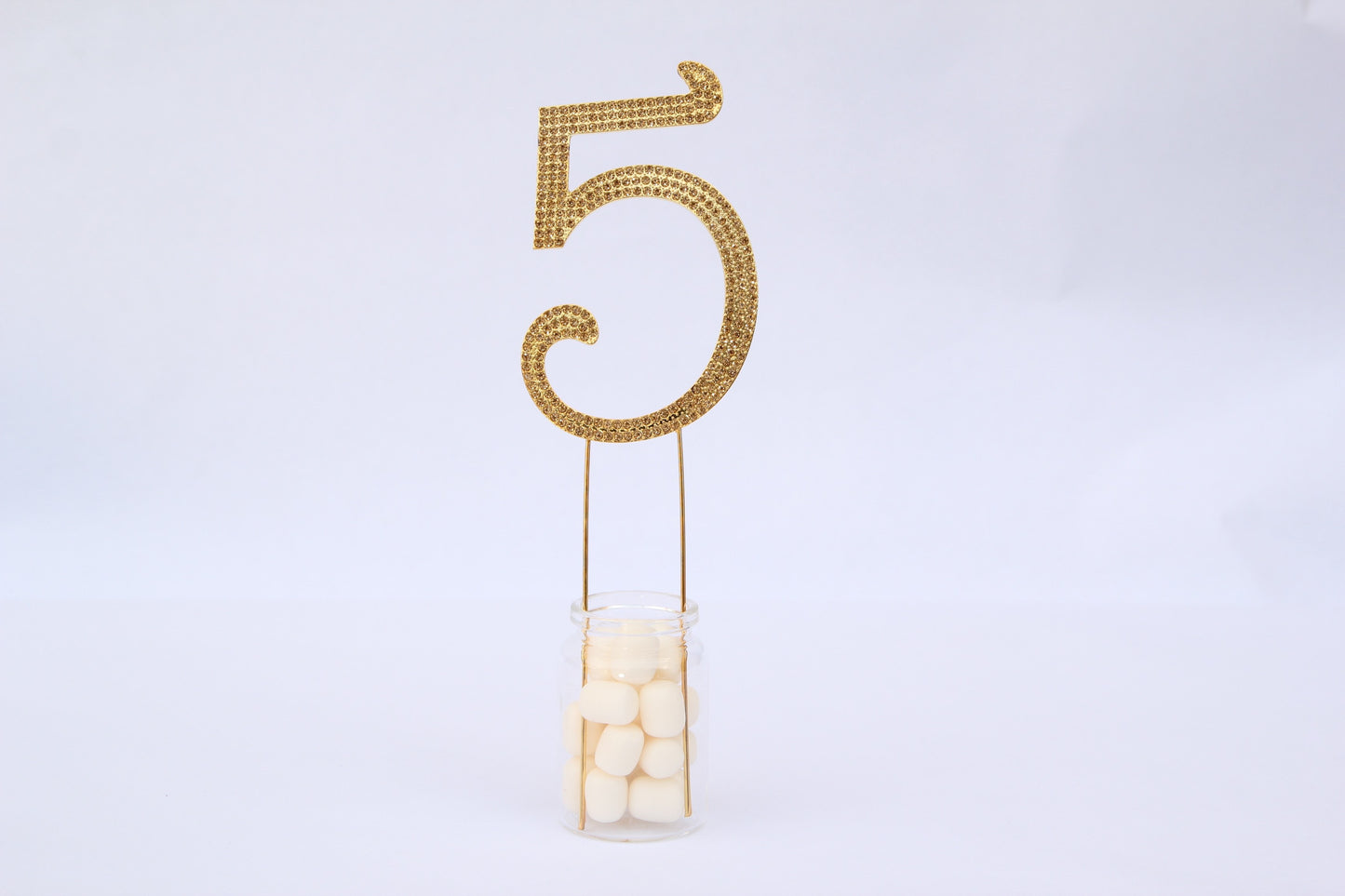 Gold Cake Topper Numbers (1 piece) - Americasfavors