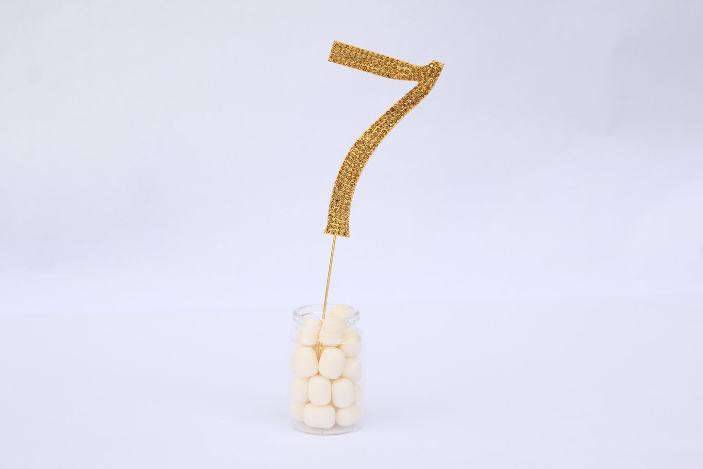 Gold Cake Topper Numbers (1 piece) - Americasfavors