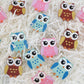Owl Wood Embellishments (12 pieces) - Americasfavors