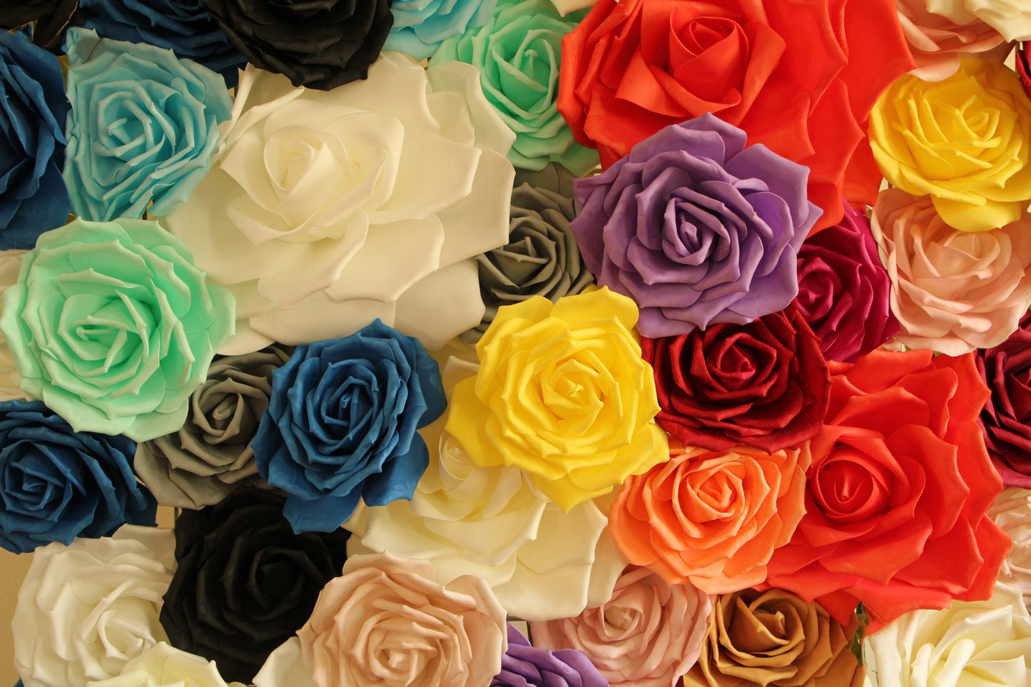 10", 14" & 18" Rose Foam Flowers (Multiple Colors) (1 piece)