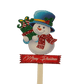 Christmas Snowman with Presents "Merry Christmas" Pick