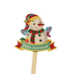 Feliz Navidad! Snowman with Gift Picks
