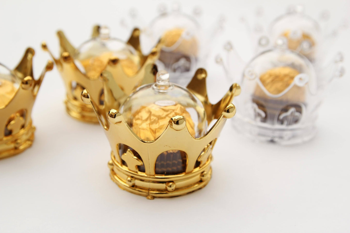 Princess & Prince Gold Crowns