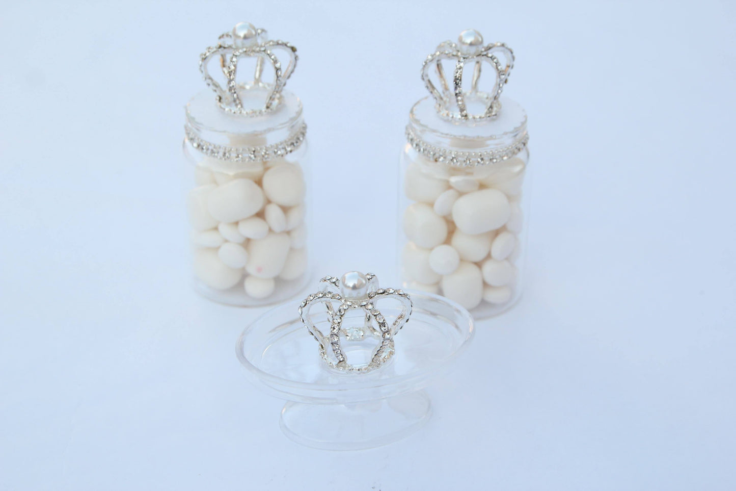 Rhinestone Crown with Pearl