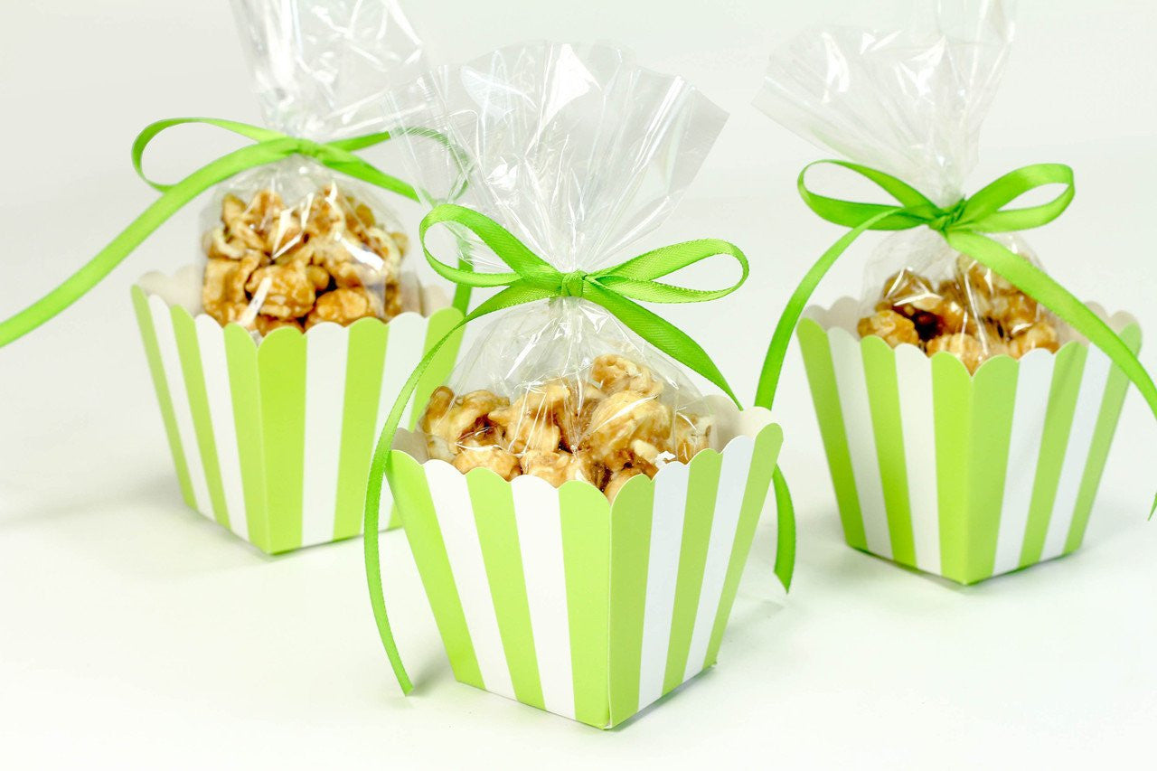 12 pcs- Mini Popcorn Favor Box