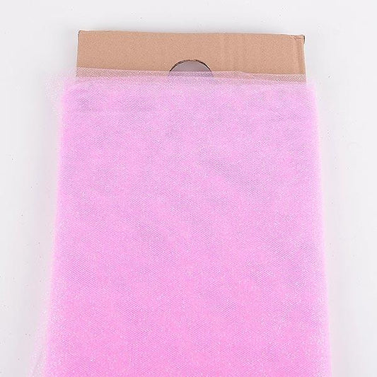 Light Pink Glitter Tulle 54" x 10 Yards