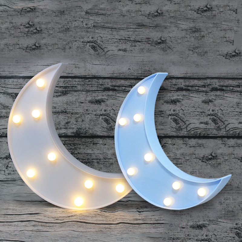 Twinkle Stars Cloud, Moon, Star LED Light for Home Decor, Walls, Backdrops, Desks, Night Light (Battery Operated)