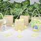 12 pcs- Natural Square Tote Bag w/out bow