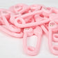 12 pcs- Plastic Pins (Pink)
