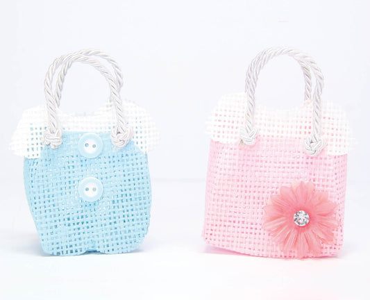12 pcs-Baby Dress and Overall Favor Pouch