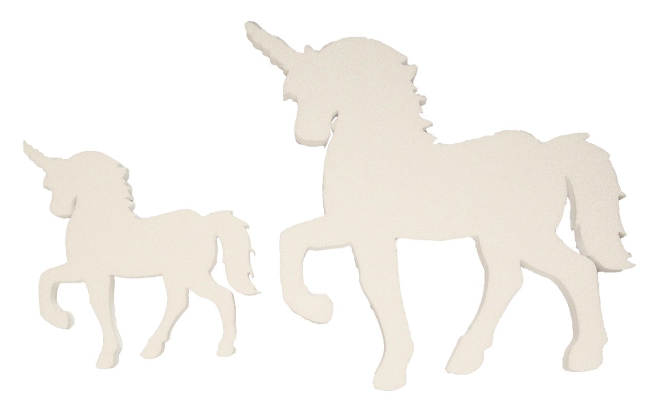 Foam Unicorn for Centerpieces & Backdrops, Small or Large (1 piece)