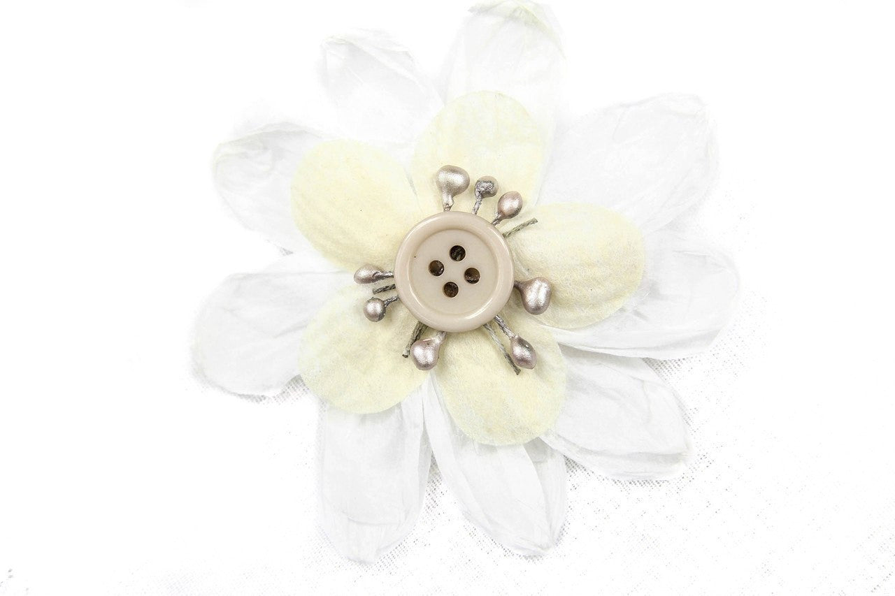 6 pcs- White Daisy Flower