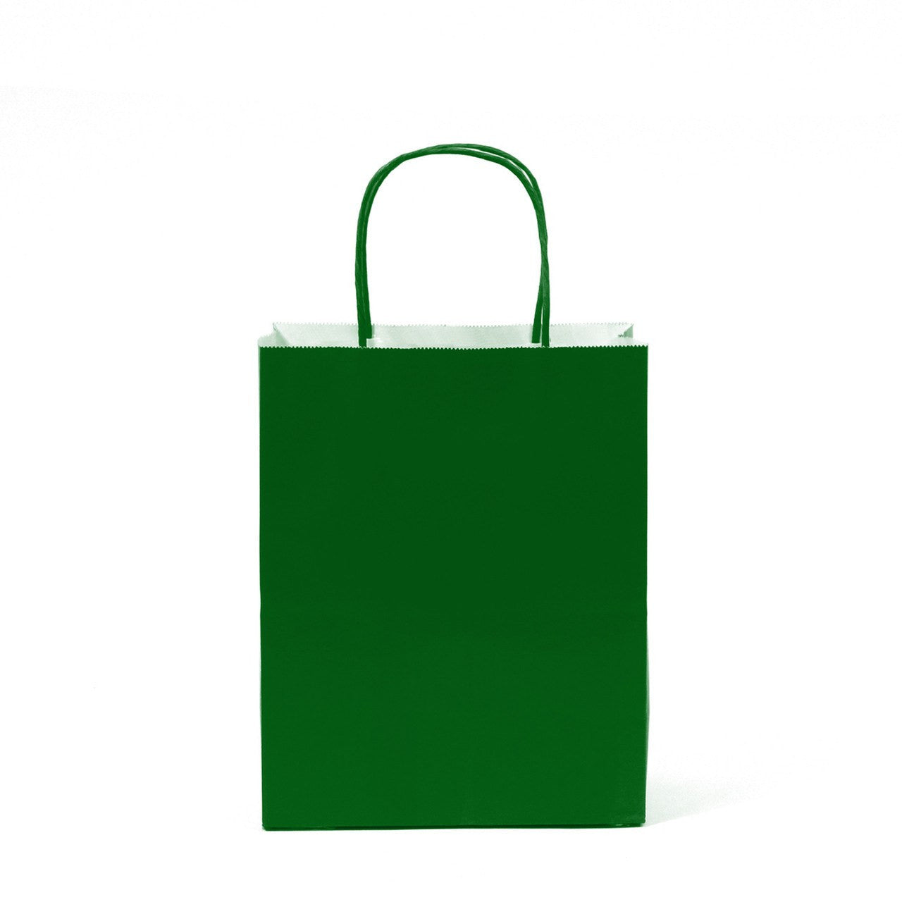 12 pcs- Solid Evergreen Color Kraft Bag 8" x 10"