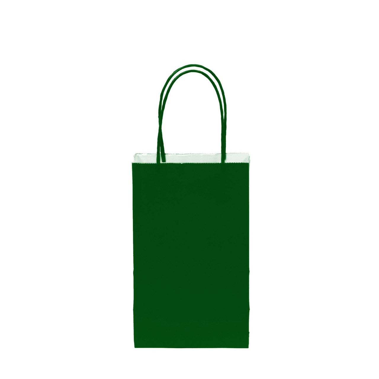 12 pcs- Solid Evergreen Color Kraft Bag 5" x 8.25"
