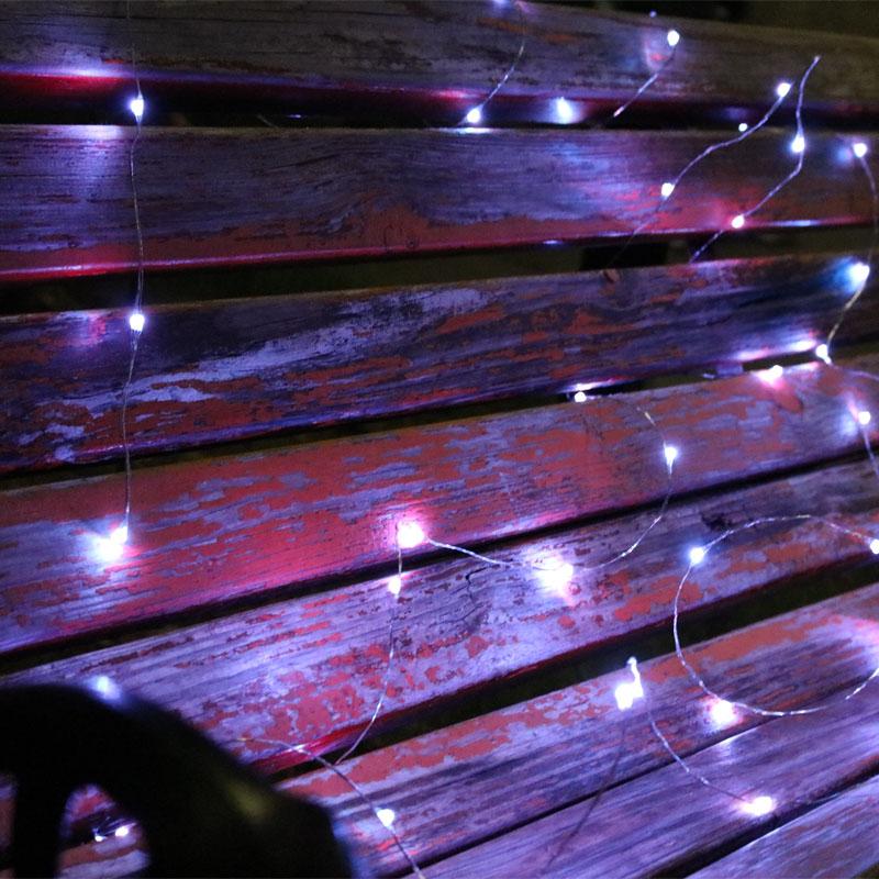 13 Multi Color LED String Lights,Battery Powered Changing String Lights With Remote,50 leds Indoor Decorative Silver Wire Lights for Bedroom, Patio,Outdoor Garden & Stroller